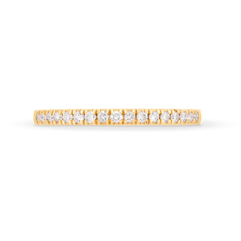 Kleinfeld® x Zales 1/5 CT. T.W. Certified Lab-Created Diamond Anniversary Band in 18K Gold (F/VS2)