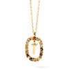 Thumbnail Image 7 of PDPAOLA™ at Zales Multi-Color "T" Pendant in Sterling Silver with 18K Gold Plate