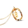 Thumbnail Image 4 of PDPAOLA™ at Zales Multi-Color "B" Pendant in Sterling Silver with 18K Gold Plate