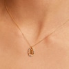 Thumbnail Image 7 of PDPAOLA™ at Zales Multi-Color "B" Pendant in Sterling Silver with 18K Gold Plate