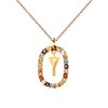 Thumbnail Image 6 of PDPAOLA™ at Zales Multi-Color "Y" Pendant in Sterling Silver with 18K Gold Plate