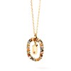Thumbnail Image 8 of PDPAOLA™ at Zales Multi-Color "O" Pendant in Sterling Silver with 18K Gold Plate