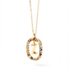 Thumbnail Image 1 of PDPAOLA™ at Zales Multi-Color "Z" Pendant in Sterling Silver with 18K Gold Plate