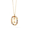 Thumbnail Image 3 of PDPAOLA™ at Zales Multi-Color "Z" Pendant in Sterling Silver with 18K Gold Plate