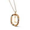 Thumbnail Image 3 of PDPAOLA™ at Zales Multi-Color "L" Pendant in Sterling Silver with 18K Gold Plate