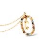 Thumbnail Image 3 of PDPAOLA™ at Zales Multi-Color "C" Pendant in Sterling Silver with 18K Gold Plate