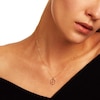 Thumbnail Image 2 of PDPAOLA™ at Zales Multi-Color "I" Pendant in Sterling Silver with 18K Gold Plate