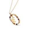 Thumbnail Image 3 of PDPAOLA™ at Zales Multi-Color "E" Pendant in Sterling Silver with 18K Gold Plate