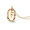 Thumbnail Image 4 of PDPAOLA™ at Zales Multi-Color "F" Pendant in Sterling Silver with 18K Gold Plate