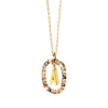 Thumbnail Image 3 of PDPAOLA™ at Zales Multi-Color Initial Pendant in Sterling Silver with 18K Gold Plate (Letters A-Z)