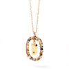 Thumbnail Image 8 of PDPAOLA™ at Zales Multi-Color "D" Pendant in Sterling Silver with 18K Gold Plate