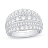 Thumbnail Image 1 of 2 CT. T.W. Diamond Multi-Row Anniversary Band in 10K White Gold