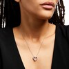 Thumbnail Image 2 of 1 CT. T.W. Certified Lab-Grown Diamond Heart Outline Pendant in 14K White Gold (F/SI2)