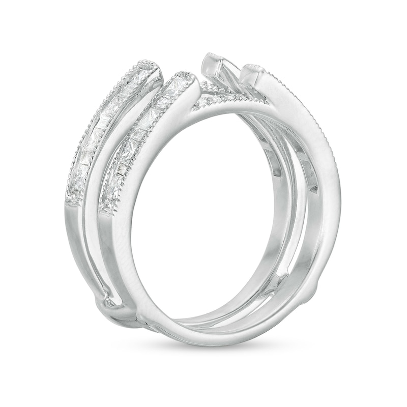 Main Image 2 of 3/4 CT. T.W. Multi-Shape Diamond Solitaire Enhancer in 14K White Gold