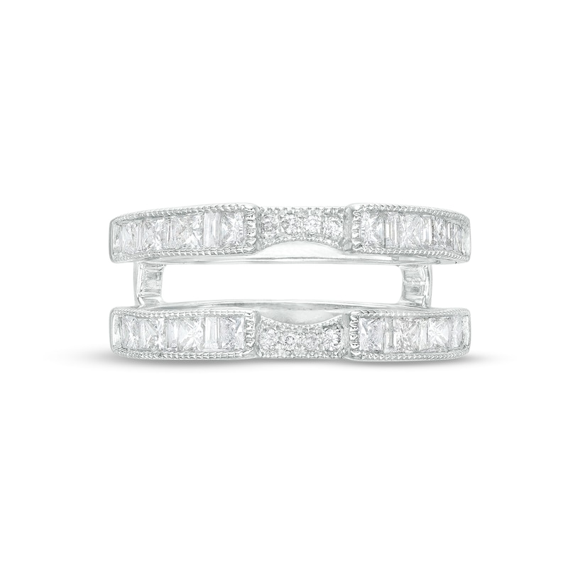 Main Image 3 of 3/4 CT. T.W. Multi-Shape Diamond Solitaire Enhancer in 14K White Gold