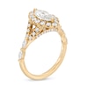 Thumbnail Image 3 of Kleinfeld® x Zales 2 CT. T.W. Certified Marquise Lab-Grown Diamond Split Shank Engagement Ring in 18K Gold (F/VS2)