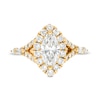Thumbnail Image 3 of Kleinfeld® x Zales 2 CT. T.W. Certified Marquise Lab-Created Diamond Split Shank Engagement Ring in 18K Gold (F/VS2)