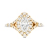 Thumbnail Image 4 of Kleinfeld® x Zales 2 CT. T.W. Certified Marquise Lab-Grown Diamond Split Shank Engagement Ring in 18K Gold (F/VS2)