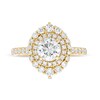Thumbnail Image 4 of Kleinfeld® x Zales 2 CT. T.W. Certified Lab-Grown Diamond Double Frame Engagement Ring in 18K Gold (F/VS2)