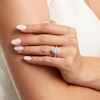 Thumbnail Image 2 of Kleinfeld® x Zales 2-1/2 CT. T.W. Certified Pear-Shaped Lab-Grown Diamond Frame Engagement Ring in Platinum (F/VS2)