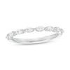 Thumbnail Image 0 of Kleinfeld® x Zales 1/2 CT. T.W. Certified Marquise Lab-Created Diamond Eight Stone Anniversary Band in Platinum (F/VS2)