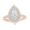 Thumbnail Image 0 of Kleinfeld® x Zales 2 CT. T.W. Certified Pear-Shaped Lab-Created Diamond Engagement Ring in 18K Rose Gold (F/VS2)