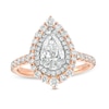 Thumbnail Image 1 of Kleinfeld® x Zales 2 CT. T.W. Certified Pear-Shaped Lab-Grown Diamond Engagement Ring in 18K Rose Gold (F/VS2)