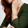 Thumbnail Image 2 of 2 CT. T.W. Certified Lab-Grown Diamond Bangle in 14K White Gold (F/SI2) – 7.25"