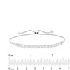 Thumbnail Image 3 of 1-1/2 CT. T.W. Certified Lab-Grown Diamond Bolo Bracelet in 14K White Gold (F/SI2) - 9.5"