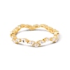 Thumbnail Image 3 of PDPAOLA™ at Zales Marquise Cubic Zirconia Wavy Band in Sterling Silver with 18K Gold Plate