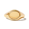 Thumbnail Image 1 of PDPAOLA™ at Zales Oval Signet Ring in Sterling Silver with 18K Gold Plate