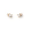 Thumbnail Image 1 of 1/4 CT. T.W. Lab-Grown Diamond Small and Large Two Stone Stud Earrings in 14K Gold
