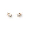 Thumbnail Image 0 of 1/4 CT. T.W. Lab-Created Diamond Small and Large Two Stone Stud Earrings in 14K Gold