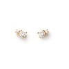 Thumbnail Image 2 of 1/4 CT. T.W. Lab-Created Diamond Small and Large Two Stone Stud Earrings in 14K Gold