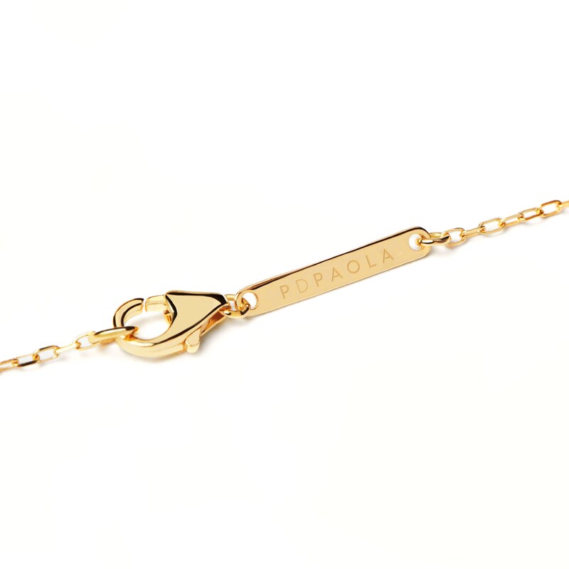Main Image 7 of 1/10 CT. Lab-Grown Diamond Solitaire Lock Pendant in 14K Gold - 19.69"