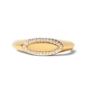 Thumbnail Image 1 of 1/10 CT. T.W. Lab-Grown Diamond Frame Elongated Oval Ring in 14K Gold