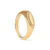 Thumbnail Image 8 of 1/10 CT. T.W. Lab-Grown Diamond Frame Elongated Oval Ring in 14K Gold