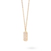 Thumbnail Image 1 of 1/4 CT. T.W. Lab-Grown Multi-Diamond Rounded Vertical Bar Drop Pendant in 14K Gold – 19.69"