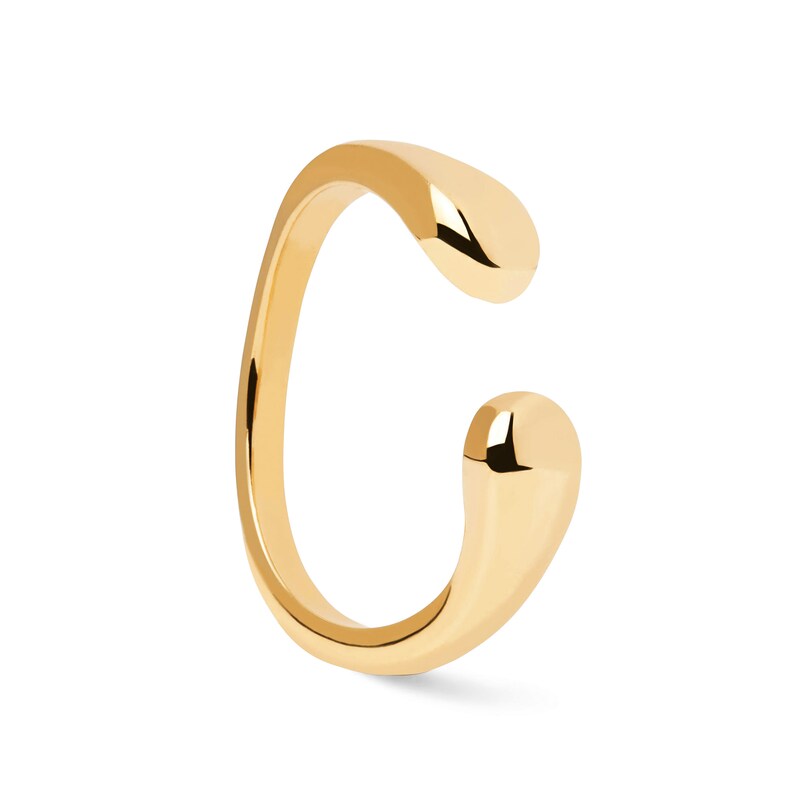Main Image 3 of Bold Open Ring in 14K Gold