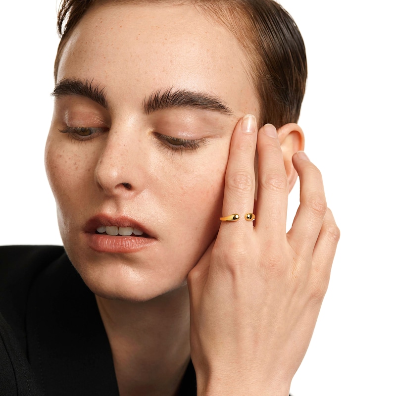 Main Image 4 of Bold Open Ring in 14K Gold