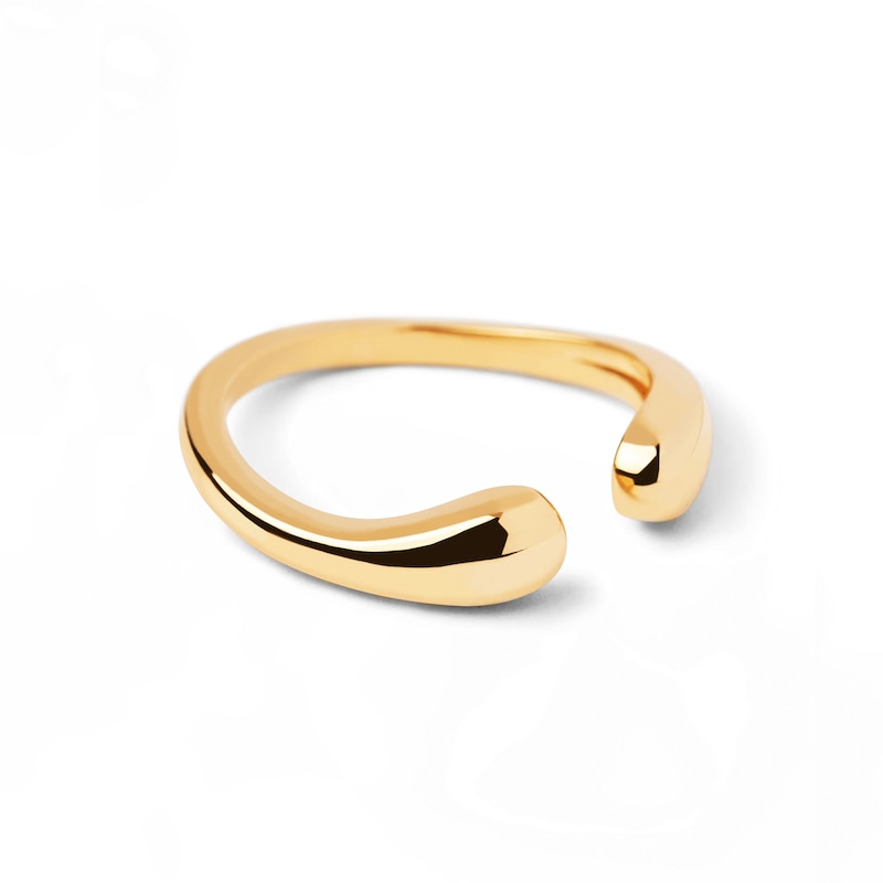 Main Image 7 of Bold Open Ring in 14K Gold