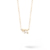Thumbnail Image 3 of 1/8 CT. T.W. Lab-Grown Diamond Small and Large Two Stone Necklace in 14K Gold – 19.69"