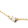 Thumbnail Image 4 of 1/8 CT. T.W. Lab-Created Diamond Small and Large Two Stone Necklace in 14K Gold – 19.69"