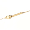 Thumbnail Image 6 of 1/8 CT. T.W. Lab-Created Diamond Small and Large Two Stone Necklace in 14K Gold – 19.69"