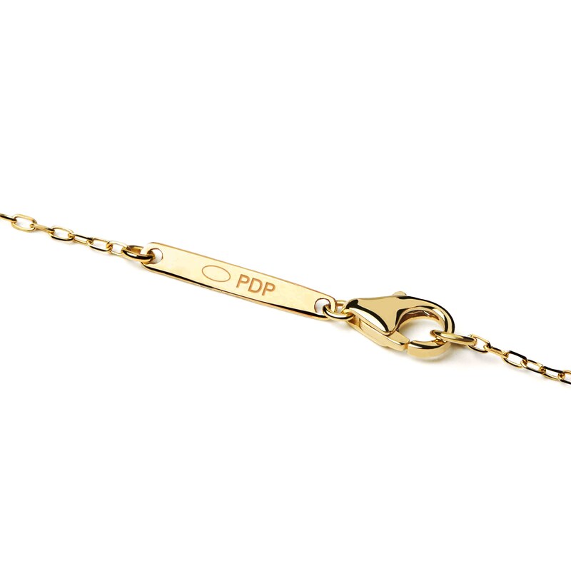 Main Image 8 of 1/8 CT. T.W. Lab-Grown Diamond Small and Large Two Stone Necklace in 14K Gold – 19.69"