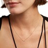 Thumbnail Image 3 of 1/6 CT. T.W. Lab-Created Diamond Curved Bar Necklace in 14K Gold – 19.69"