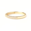 Thumbnail Image 2 of 1/5 CT. T.W. Lab-Created Diamond Double Row Band in 14K Gold