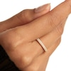 Thumbnail Image 3 of 1/5 CT. T.W. Lab-Created Diamond Double Row Band in 14K Gold
