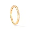 Thumbnail Image 5 of 1/5 CT. T.W. Lab-Created Diamond Double Row Band in 14K Gold