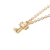 Thumbnail Image 1 of 1/20 CT. T.W. Baguette and Round Lab-Grown Diamond Key Pendant in 14K Gold – 19.69"